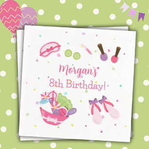 Spa Birthday Party Napkin