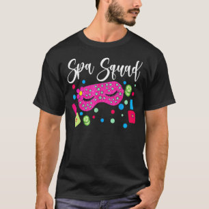 Spa Birthday Squad For Girls Matching Group Famil T-Shirt