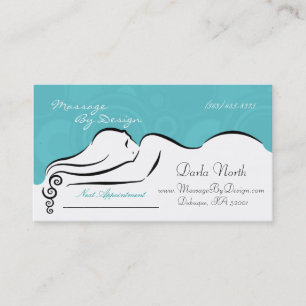 Spa Blue Darla  Business Cards