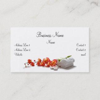 Spa Business Card