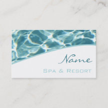 Spa Business Card