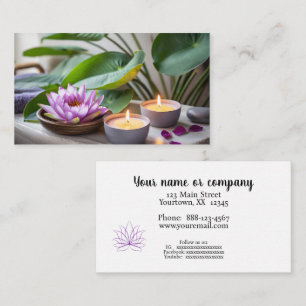 Spa business card