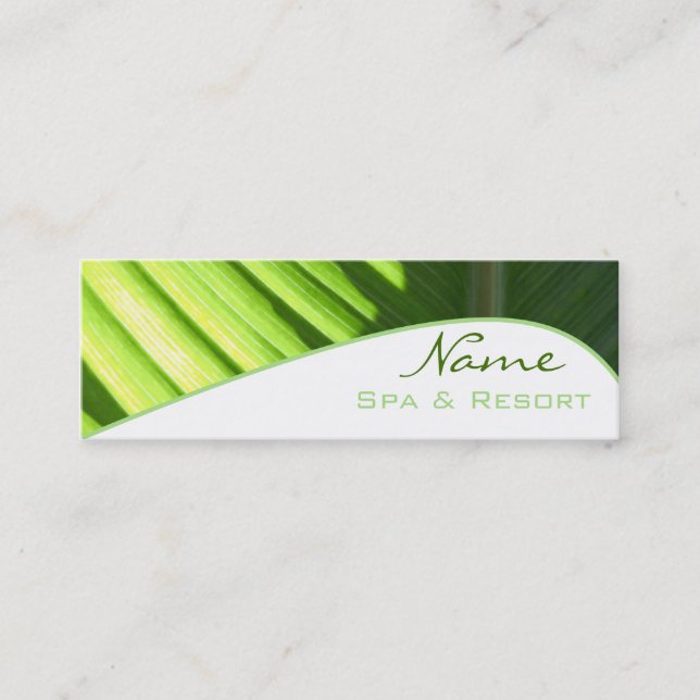 Spa Business Card (Front)