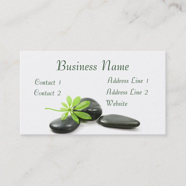 Spa Business Card (Front)