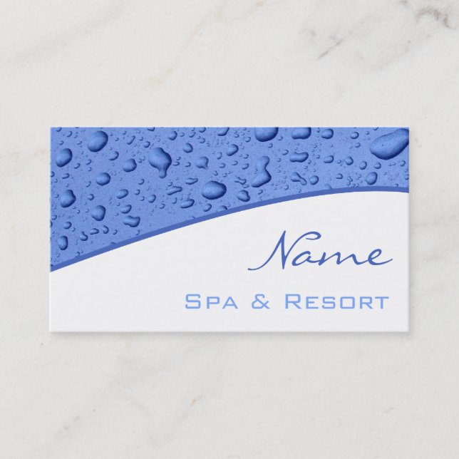 Spa Business Card (Front)