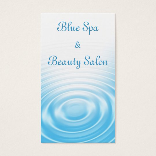 Spa Business Card