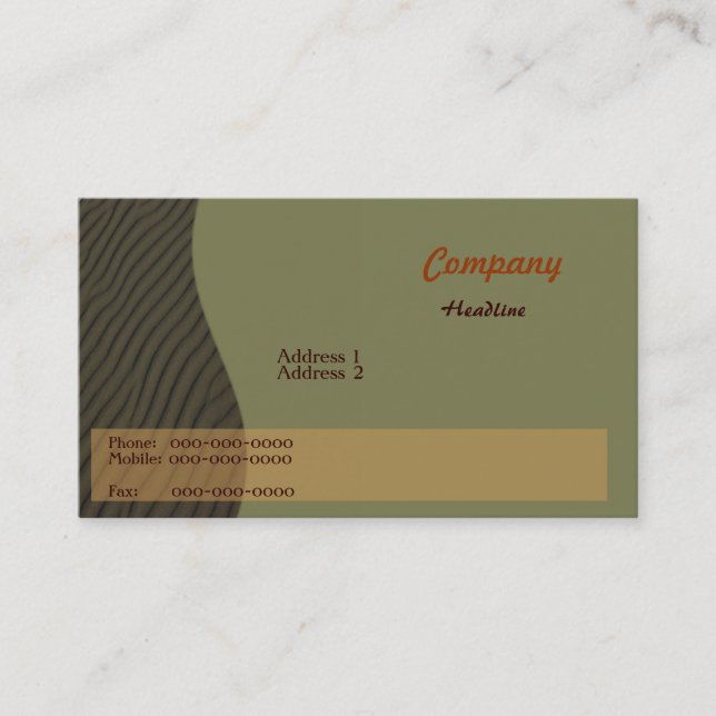 Spa Business Card (Front)