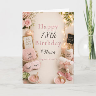 Spa Day Birthday Card