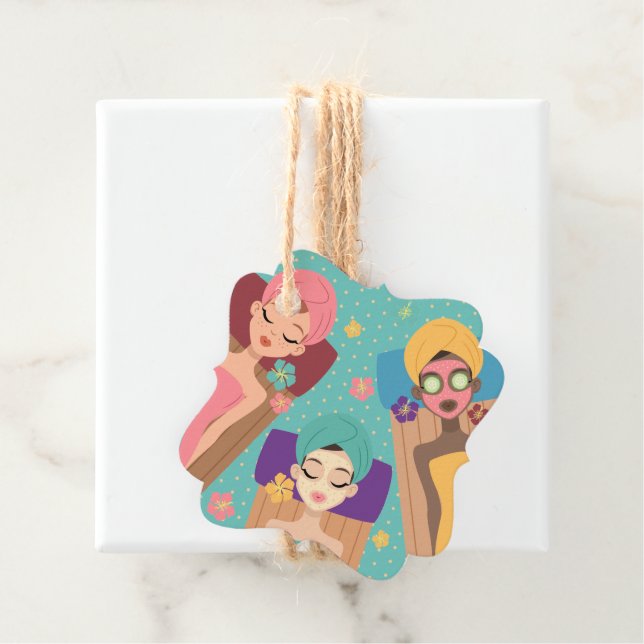 Spa Day Favour Tag (In Situ)