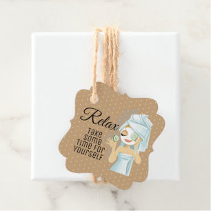 Spa Day Favour Tag