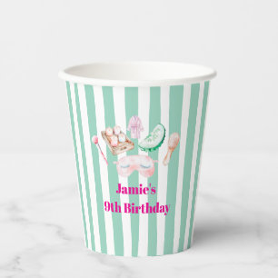Spa Day Kid's Party Paper Cups