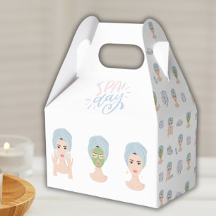 Spa Day Theme - Party FavorBox Favour Box