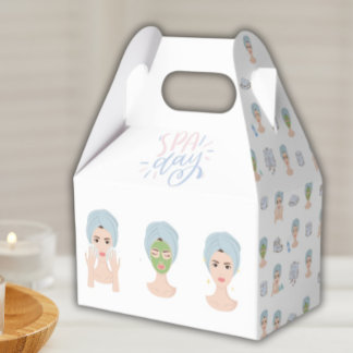 Spa Day Theme - Party FavorBox Favour Box