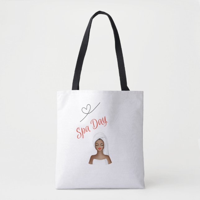Spa Day Tote Bag (Front)