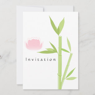 Spa Elegant Invitation Card