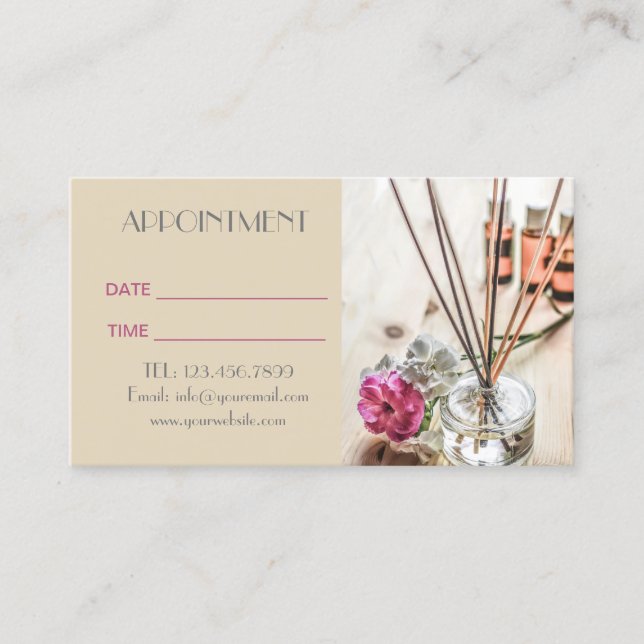 SPA Essential Oil Massage Aromatherapy Appointment (Front)