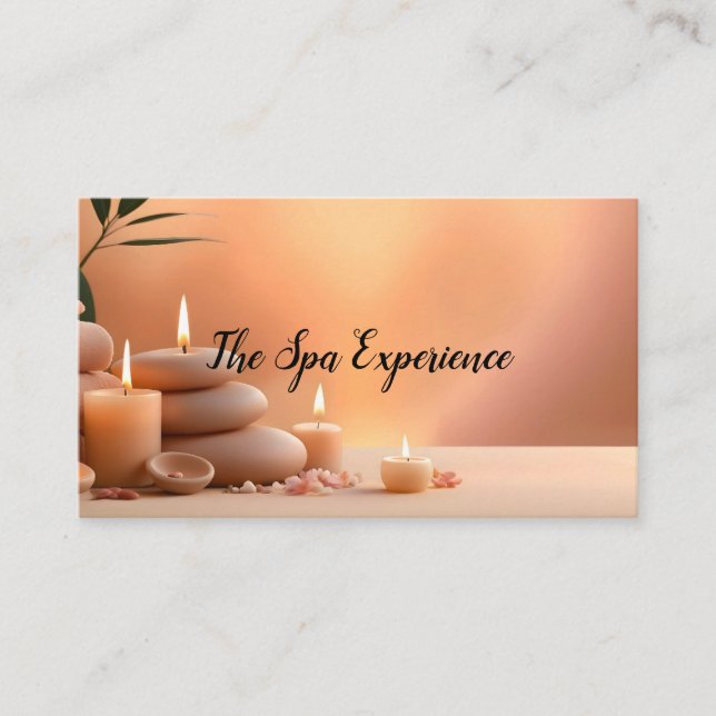 SPA EXPERIENCE BUSINESS CARD (Front)