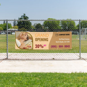 Spa Grand Opening Custom Banner