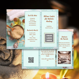 Spa Healing Holistic Business Folded Flyer