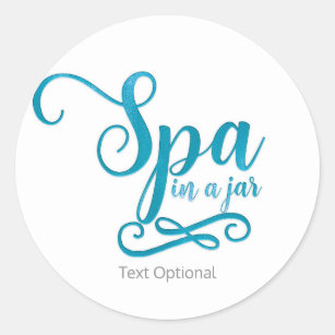Spa Jar Stickers & Labels | Zazzle UK