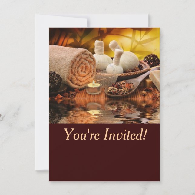 Spa Invitation (Front)