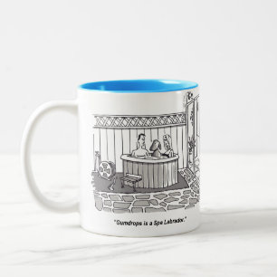 Spa Labrador blue mug