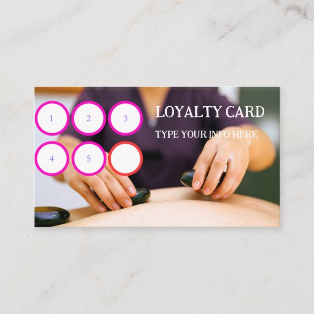 SPA LOYALTY CARD (Front)