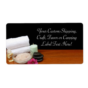 Spa/Massage/Pedicure Salon Scene Black/Colour