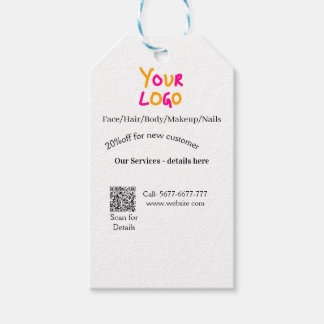 Spa massage salon discount offer services contact  gift tags