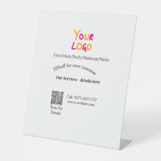 Spa massage salon discount offer services contact  pedestal sign