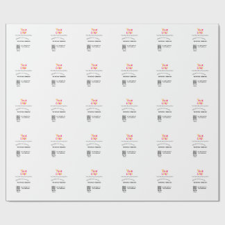 Spa massage salon discount offer services contact  wrapping paper