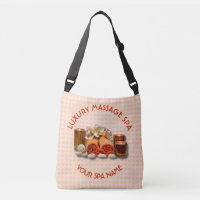 Spa Massage Therapy Salon Candle Stone With Name