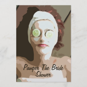 Spa Pamper The Bride Shower Invitation