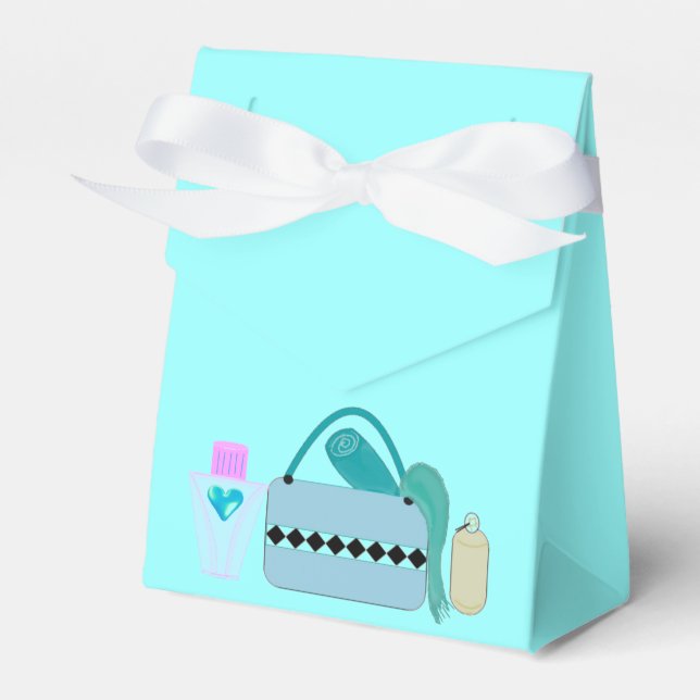 Spa Party Accessories Favour Box (Front Side)