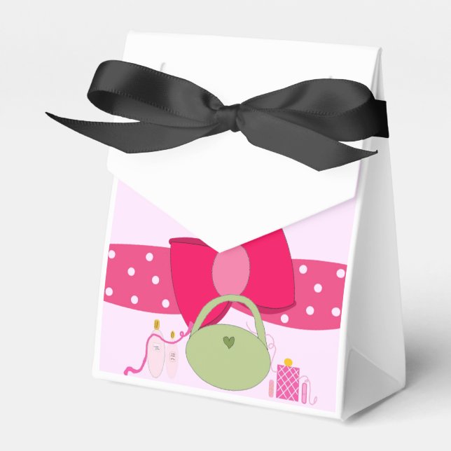 Spa Party Accessories Favour Box (Front Side)