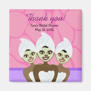 SPA PARTY Bridal Shower or Birthday Favour Magnet
