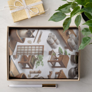 Spa party for Siamese Cat Lovers  Tissue Paper