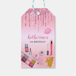Spa Party Glam Girl Birthday Party Salon Gift Tag