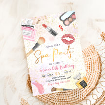 Spa Party Glitz Glam Girl Makeup Birthday