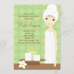 Spa Party Invitation