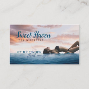 Spa & Retreat business cards