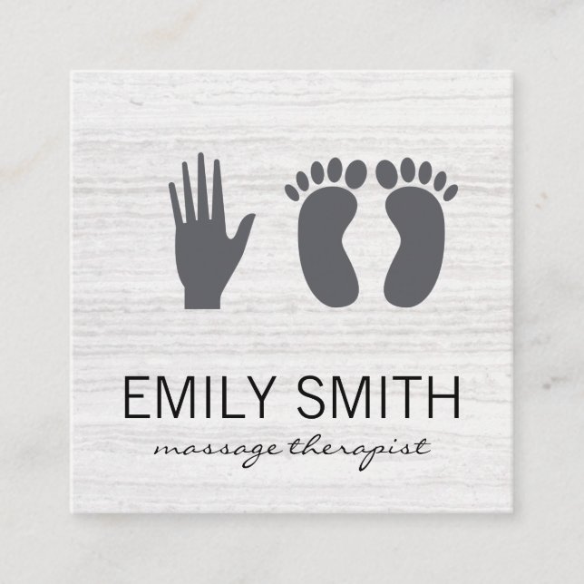 Spa Retreat | Massage (appointment card) Appointment Card (Front)