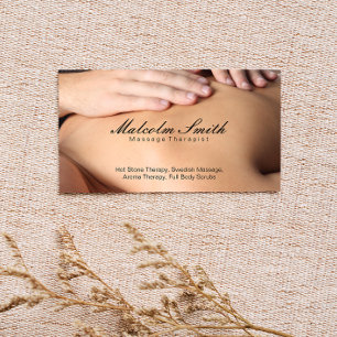 Spa Retreat   Massage (appointment card) Appointment Card