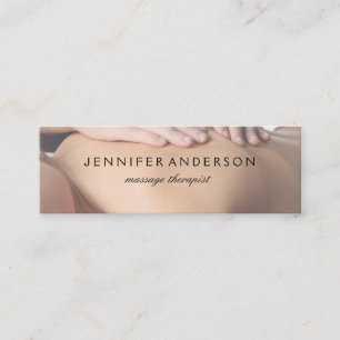 Spa Retreat   Massage Mini Business Card
