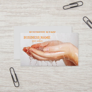 Spa salon, spa business card