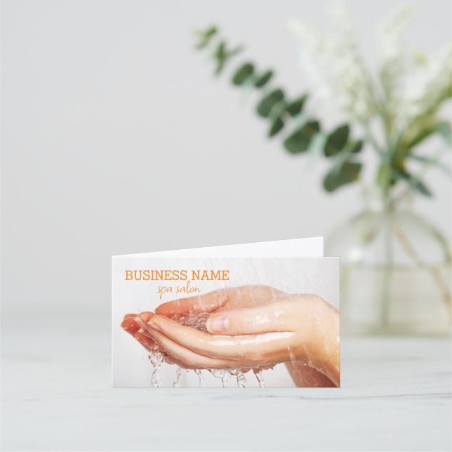 Spa salon, spa loyalty card (Front)