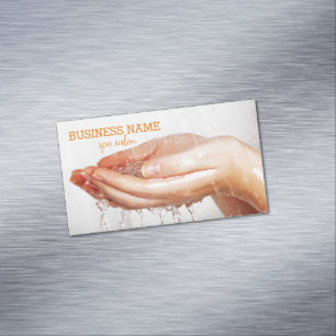 Spa salon, spa 	Magnetic business card