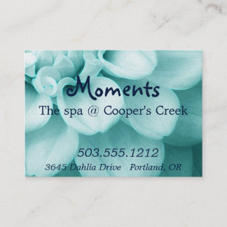 Spa Sample Business Card