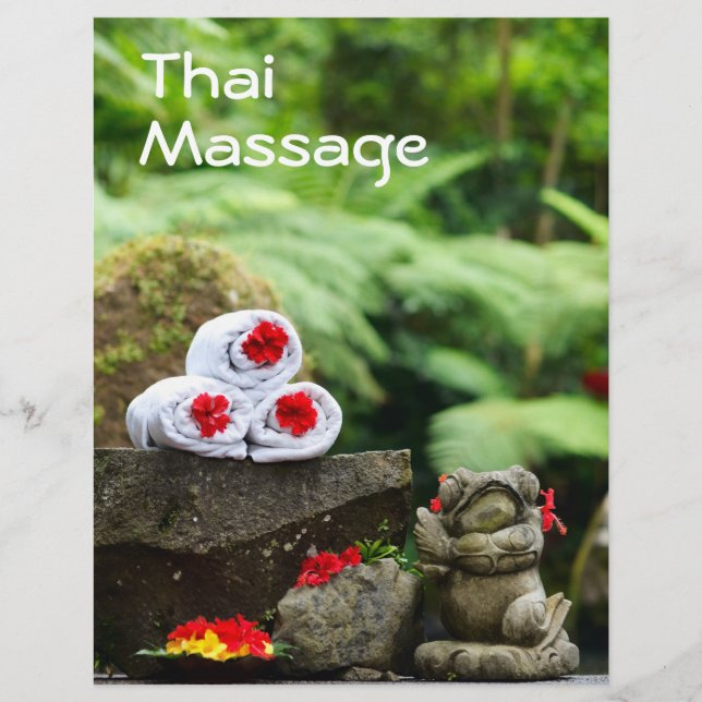 SPA settings Flyer (Front)