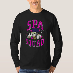 Spa Squad Girls Birthday Family Party Eyemask Lips T-Shirt